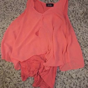 Coral Pink Tank Top